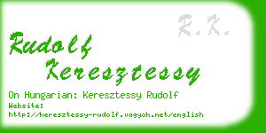 rudolf keresztessy business card